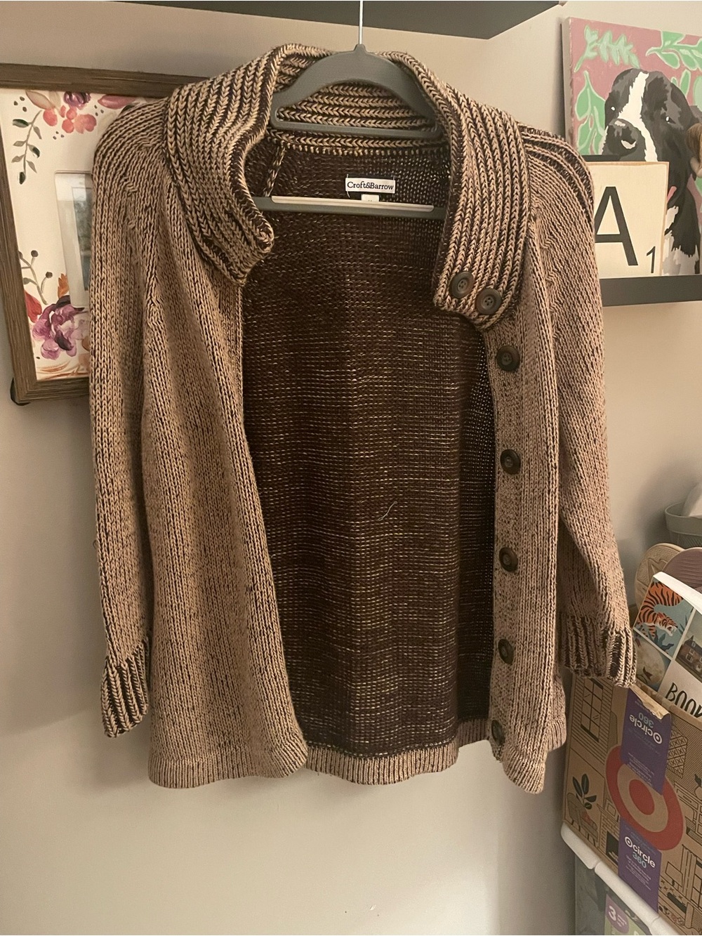 Croft & Barrow Chunky Cardigan Sweater